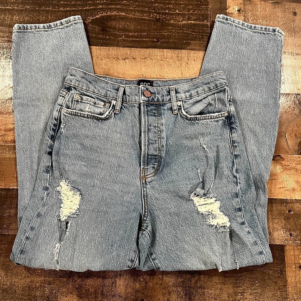 BDG High Rise Slim Straight Jeans - Picture 6 of 14